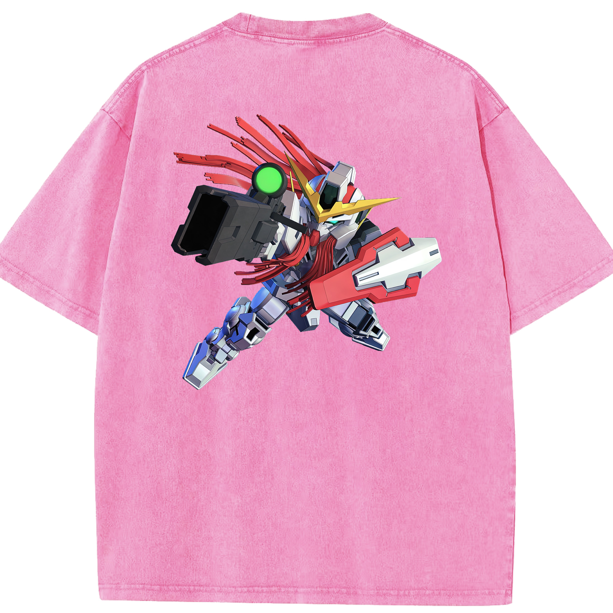 （画像用） 機動戦士ガンダム Mobile Suit Gundam 綿100% ヴィンテージ風 半袖Tシャツ（背面プリント）